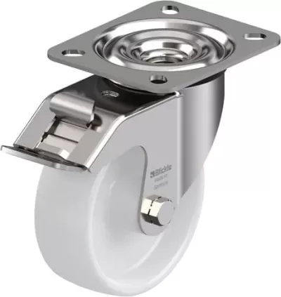 INOX OKRETNI KOTAČ OD POLIAMIDA S KOČNICOM LEX-PO 100G-FI